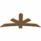 Ekena Millwork Alberta Smooth Timber Gable Bracket, Western Red Cedar, 60"W x 27"H x 1 1/2"D x 5 1/2"F, 11/12 Pitch GBW060X27X0206ALB00SWR - alternate 2